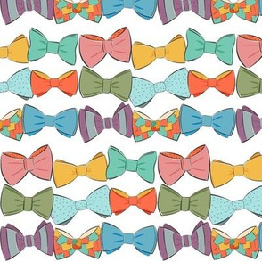 bow ties fabric, wallpaper & home decor - Spoonflower