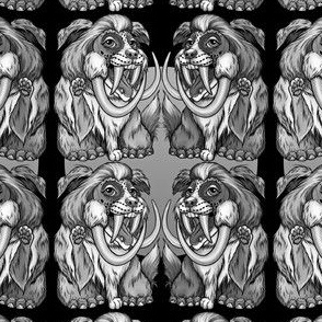 Tissu Mammouths Papier Peint Emballage Cadeau Spoonflower