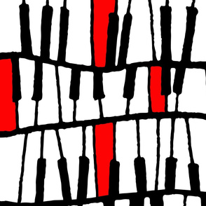 Tissu Chanson Papier Peint Emballage Cadeau Spoonflower