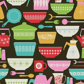 Bright Kitchen Fabric Wallpaper Home Decor Spoonflower