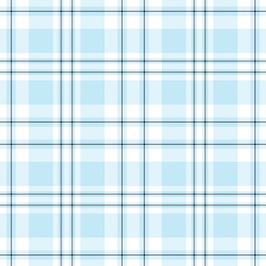 Light Blue Plaid Pattern wallpaper - northern_whimsy - Spoonflower