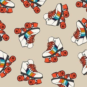 roller skate fabric, wallpaper & home decor - Spoonflower