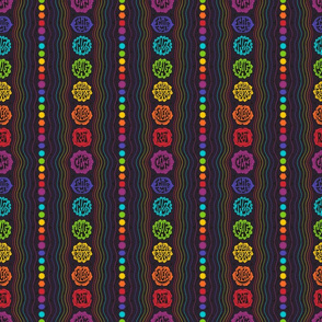 Chakras Fabric Wallpaper Home Decor Spoonflower