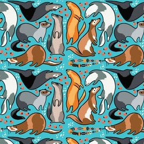ferret fabric, wallpaper & home decor - Spoonflower