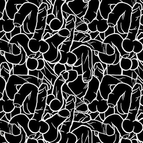 Penis party in Black