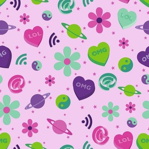2000s Fabric Wallpaper Home Decor Spoonflower