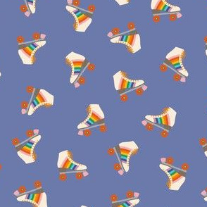roller skate fabric, wallpaper & home decor - Spoonflower