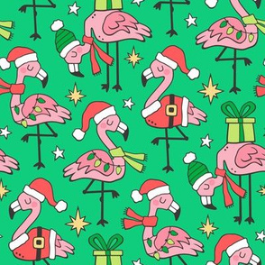flamingo fabric, wallpaper & home decor - Spoonflower