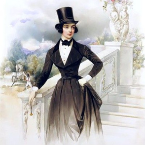 horses Victorian Riding habit horseback 