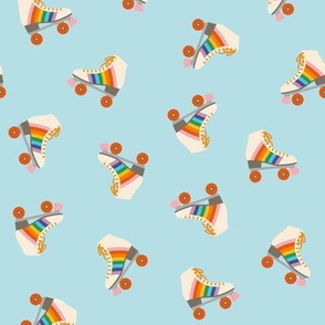 roller skate fabric, wallpaper & home decor - Spoonflower