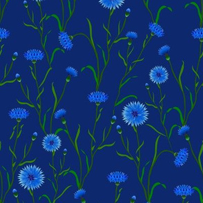 cornflower fabric, wallpaper & home decor - Spoonflower