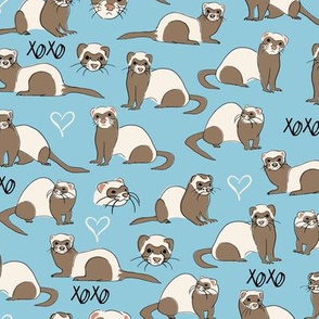 ferret fabric, wallpaper & home decor - Spoonflower