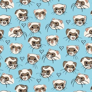 ferret fabric, wallpaper & home decor - Spoonflower