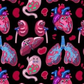 Happy Organs with Blood small scale