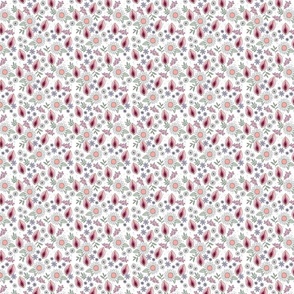 Summer vulva - proud body positive vagina women empowerment design with sunflowers and daisies pink green lilac on white SMALL