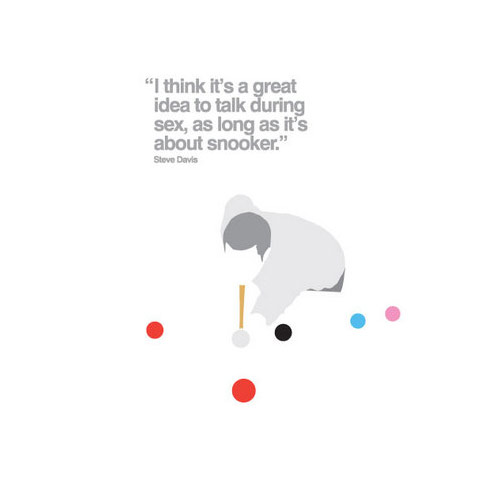 Snooker Quote Greeting Card SportingGifts