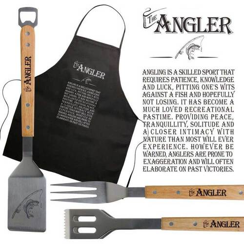 The Angler BBQ & Apron Set SportingGifts