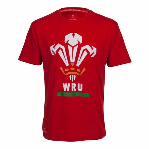 Wales Rugby Large Logo TShirt SportingGifts