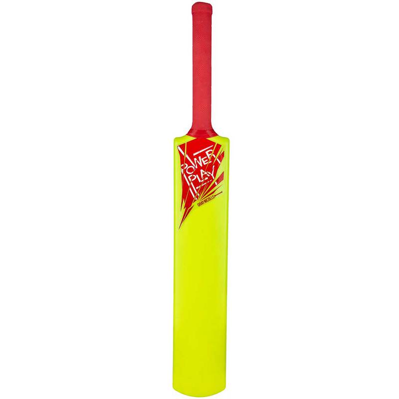 GN Power Play Plastic Cricket Bat Yellow Size 4 SportingBilly