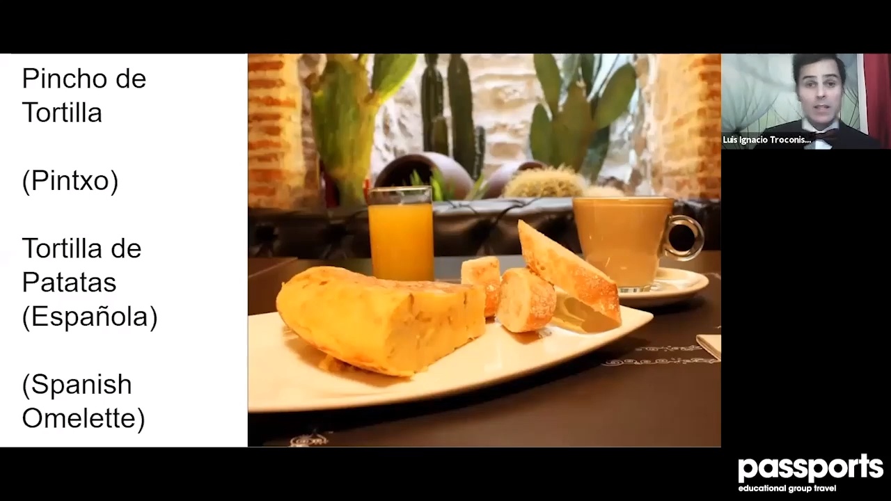 Language Study: Spanish Food and Traditions - Tapas, Pintxos, and More! — Passports Tour Director lecture