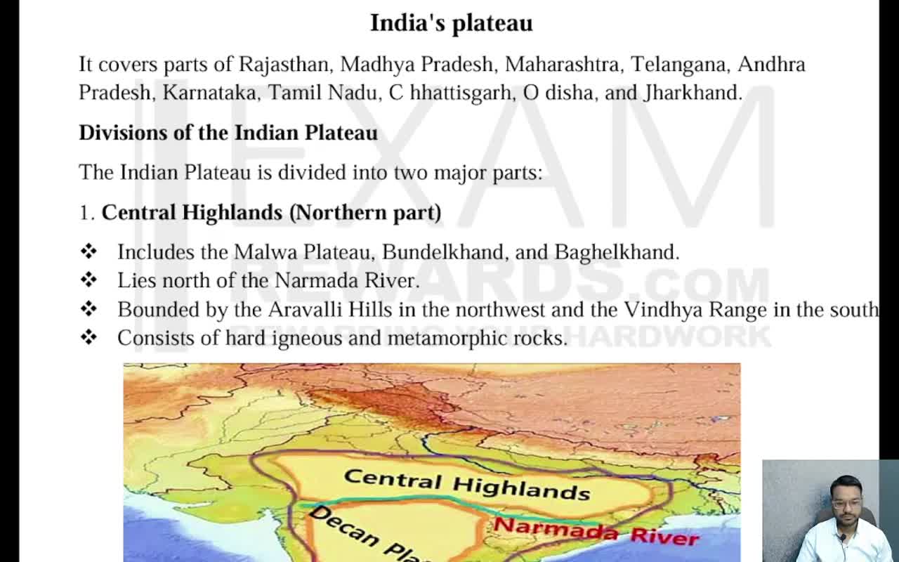 PLATEAU AND PLAINS OF INDIA