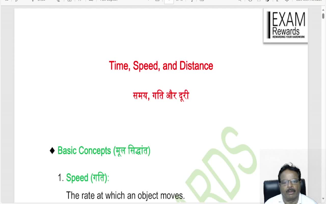 TIME, SPEED & DISTANCE (2)