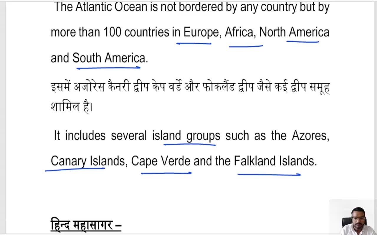 MAJOR OCEANS OF THE WORLD (2)