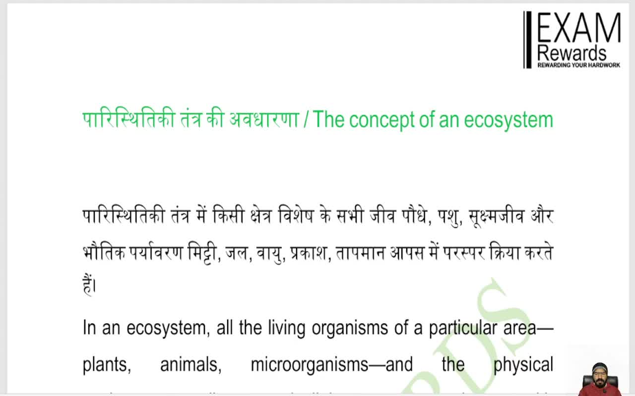 The concept of an ecosystem