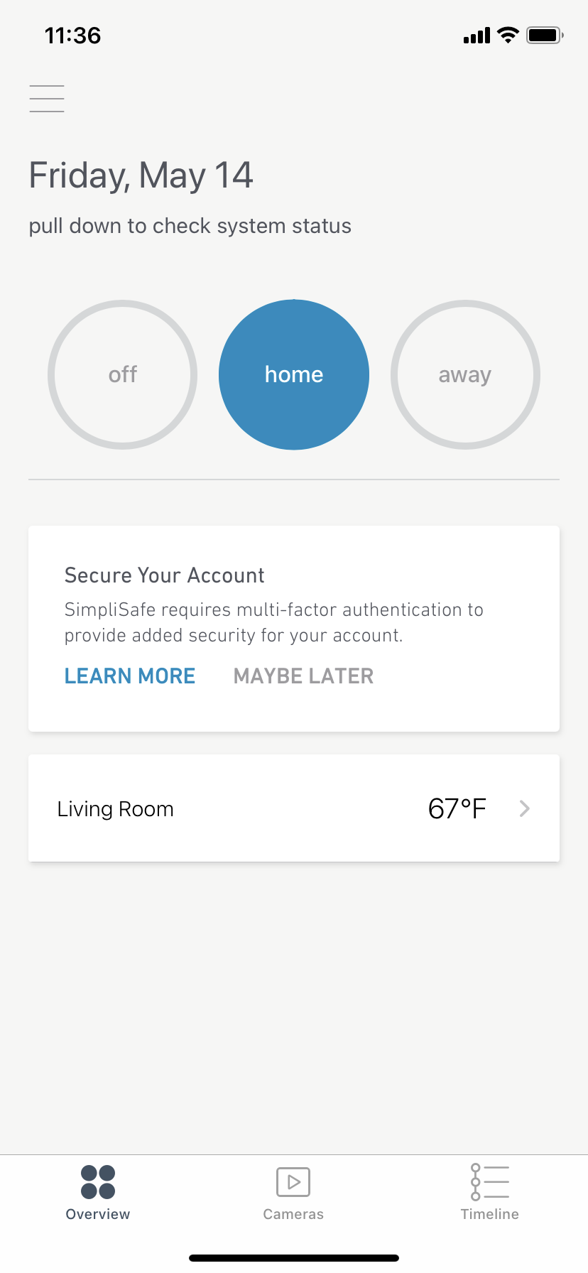 SimpliSafe - Temperature Sensor - White