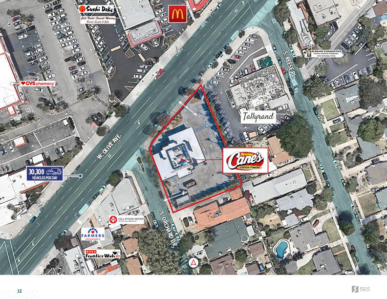 Burbank, CA Raising Cane's Retail investment sale in Burbank