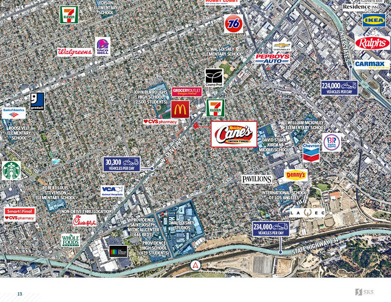 Burbank, CA Raising Cane's Retail investment sale in Burbank