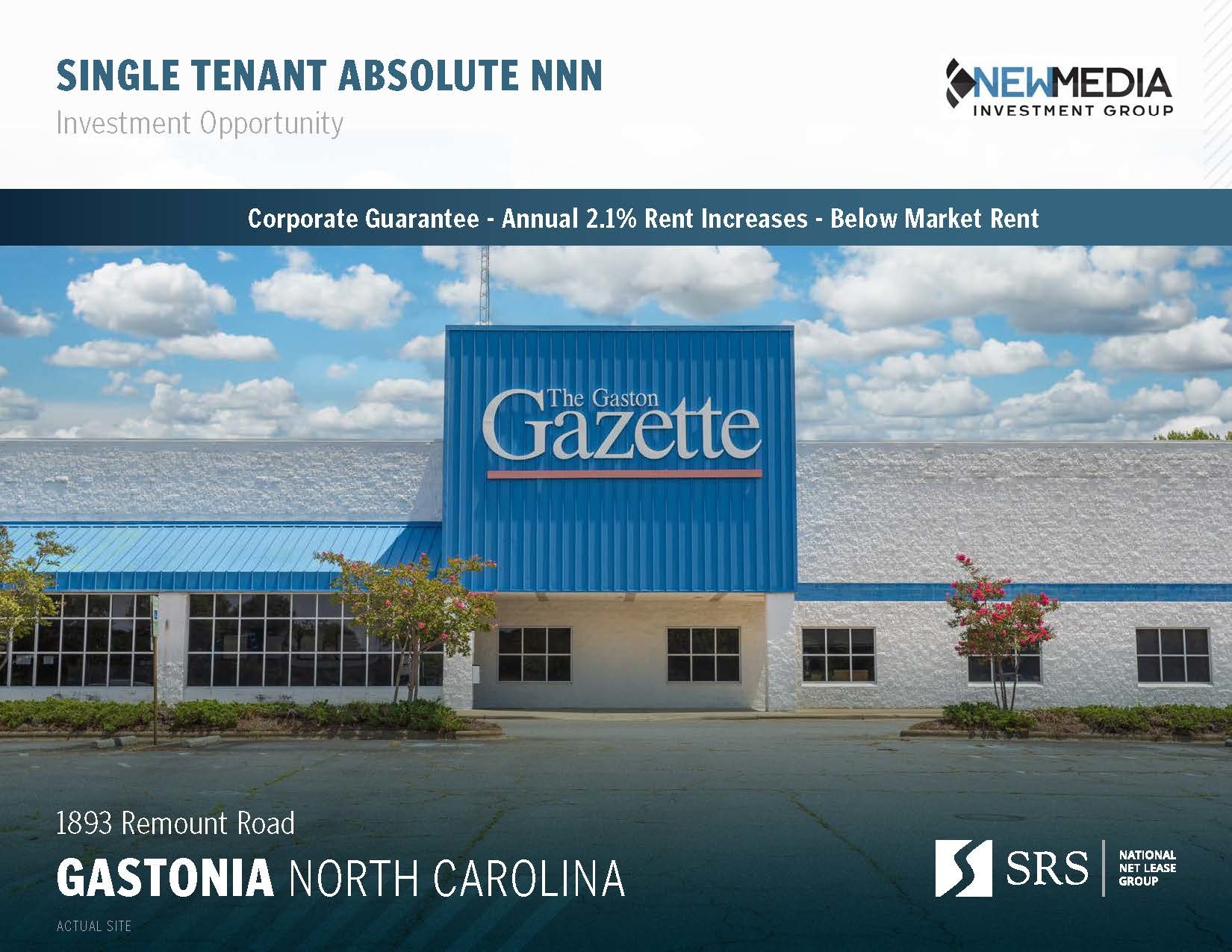 Gastonia NC Co., Inc (NYSE GCI) Industrial investment