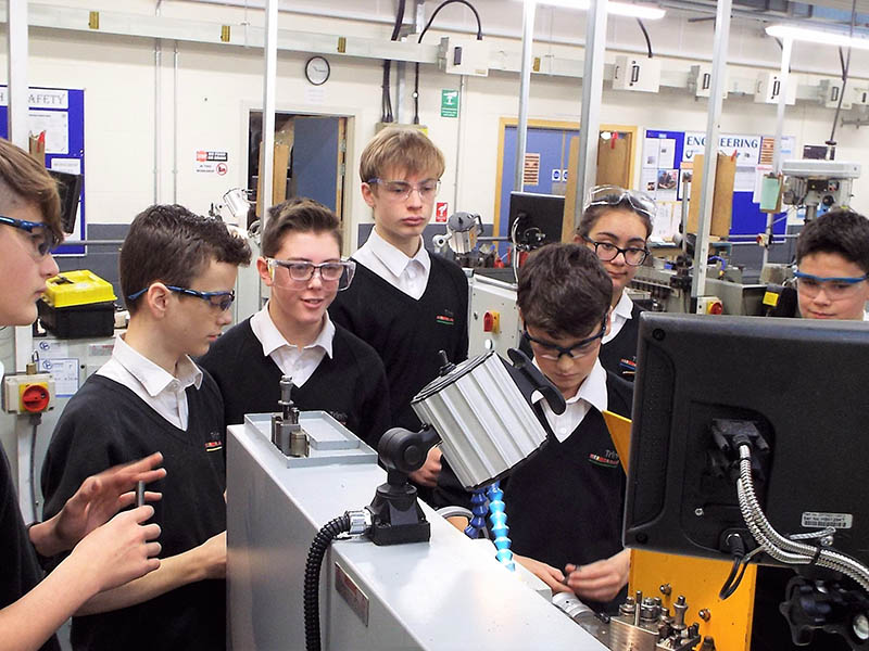 Students in the Engineering Lab