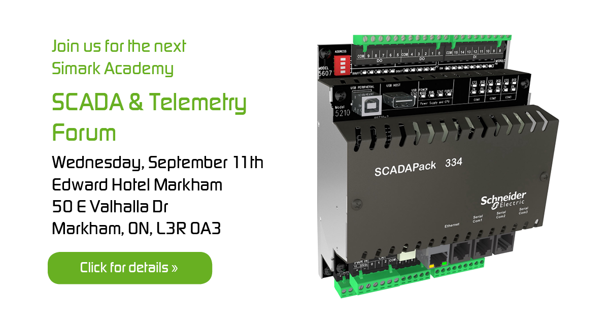 Simark Controls Event Registration - SCADA & Telemetry Forum