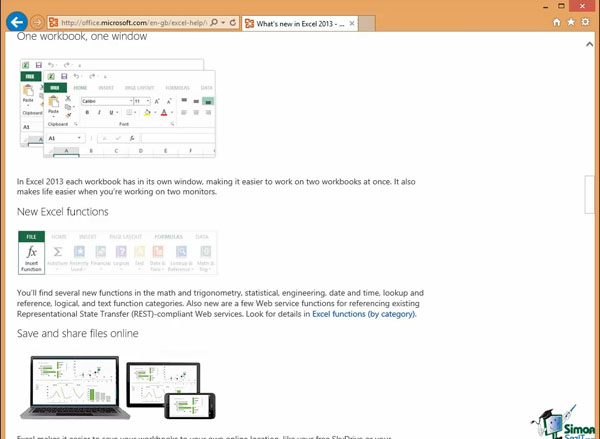 Excel 2013 Features