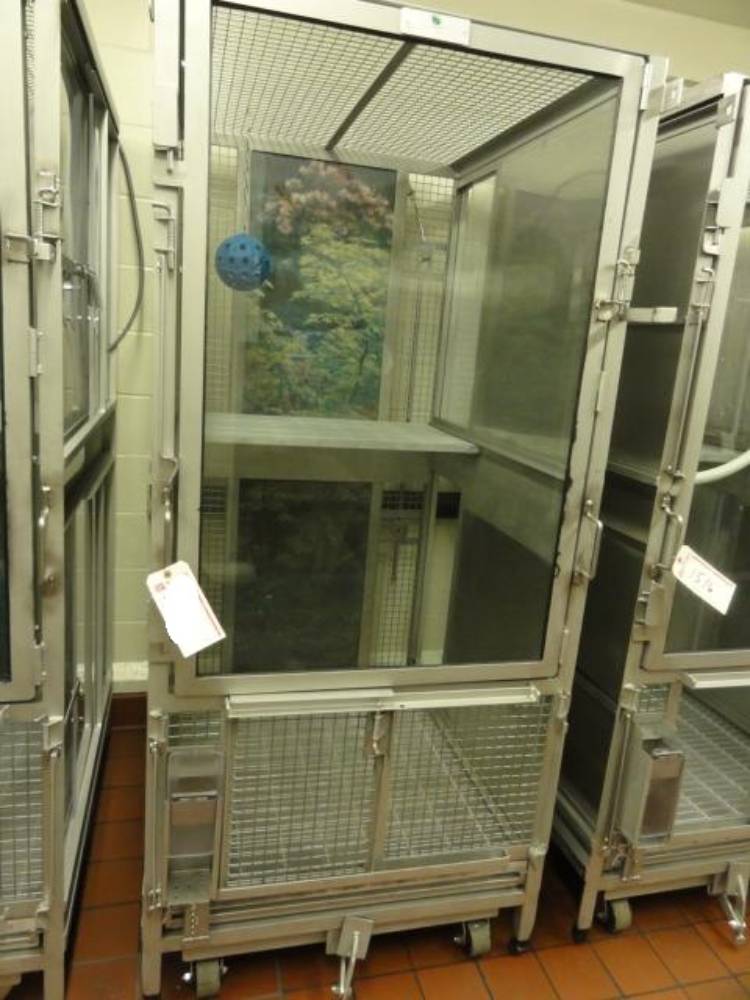 Primate Products Primate Cage with Glass Front Door