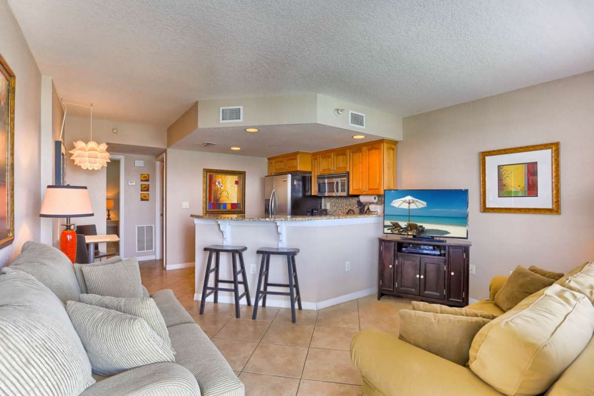 Clearwater Vacation Rental 406 Dockside Clearwater Beach Condo Rental on