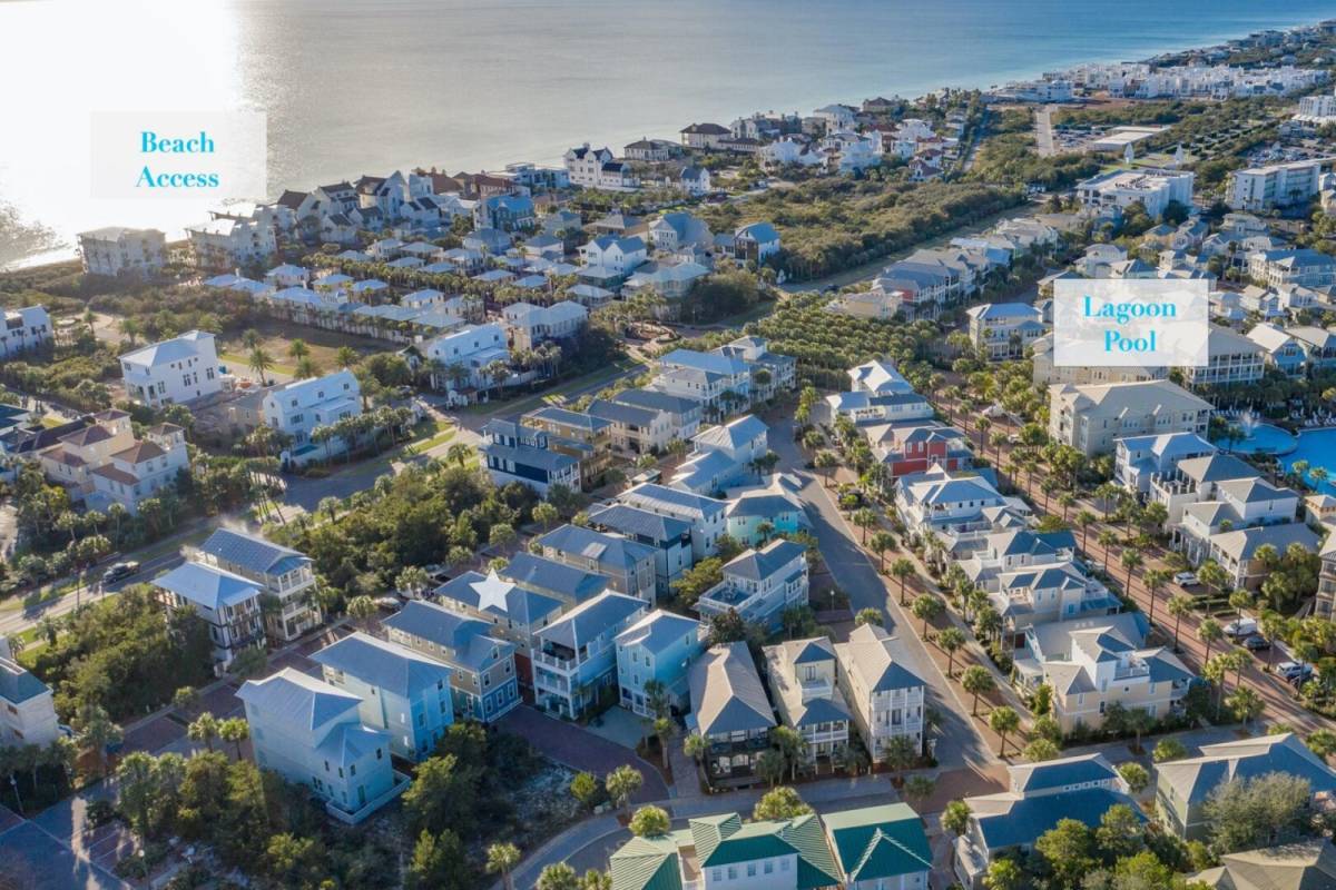 Rosemary Beach Vacation Rental Beautifully updated beach home/ Steps