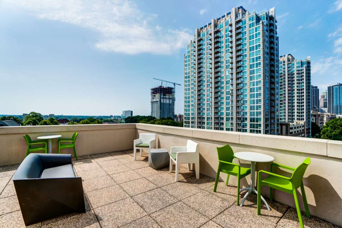 Image showcasing Charlotte Vacation Rental | Luxury Uptown Penthouse - Rooftop City ...
