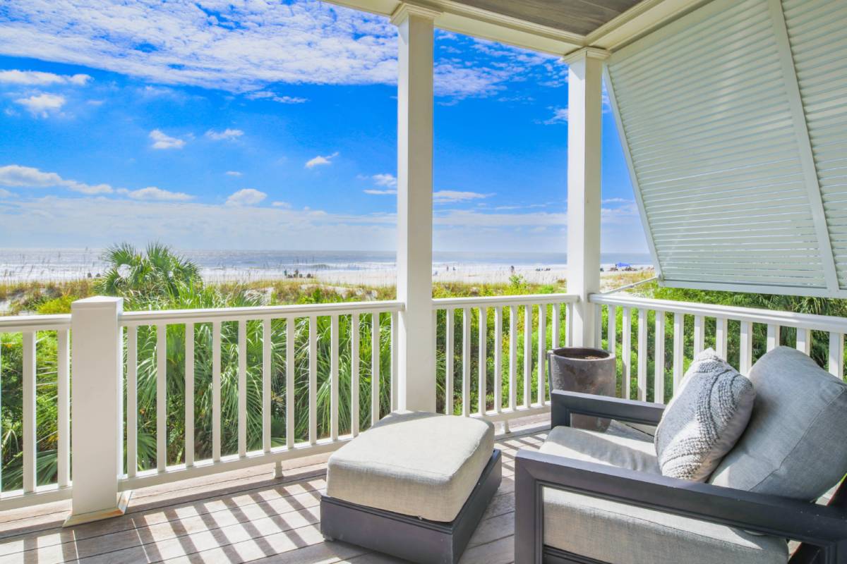 View of Isle of Palms Vacation Rental | Serene Ocean Views From Three Outdoor ...