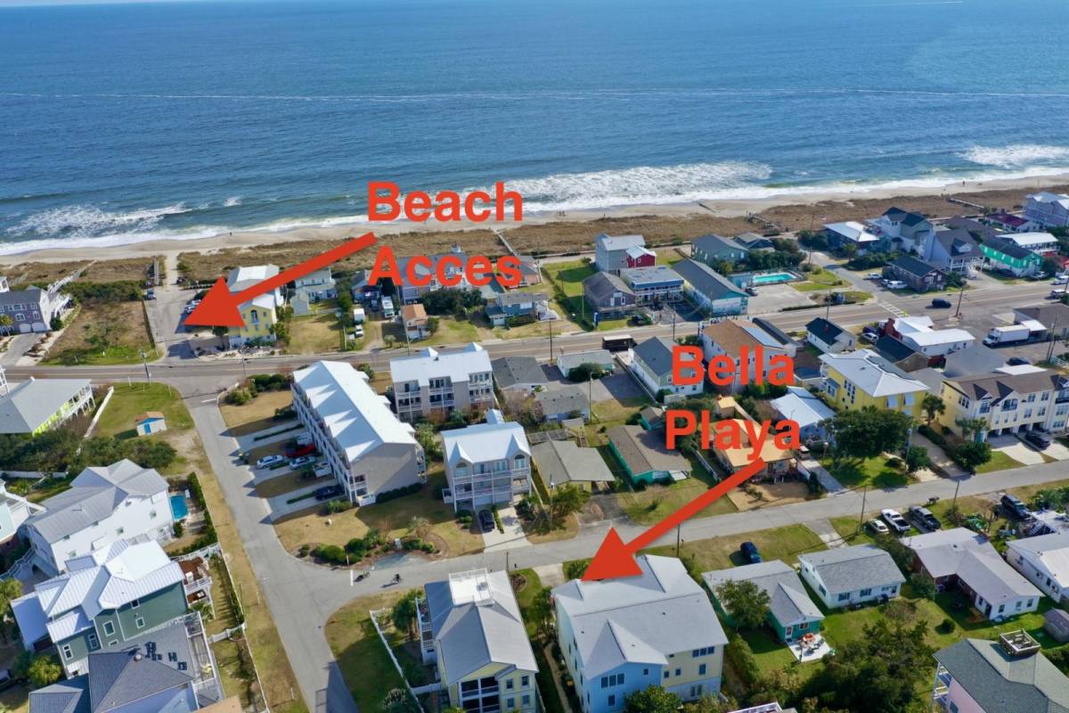 Kure Beach Vacation Rental Rare Spacious Home with Ocean View, 2