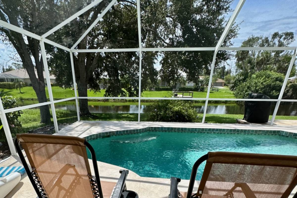 Rotonda West Vacation Rental Marker Gulf Coast Getaway, Canal view