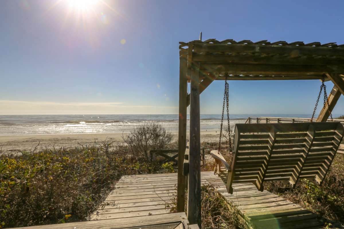 Folly Beach Vacation Rental | See, Hear & Feel the Ocean from this Beach  Bungalow with Private Multi-Level Deck & Swing Chair! | Home Rental on  iTrip.net