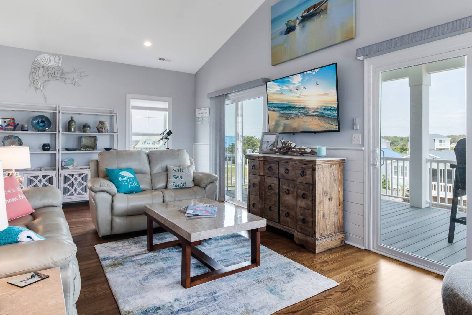 Oak Island Vacation Rental | Amazing Home with Pool, Golf Cart