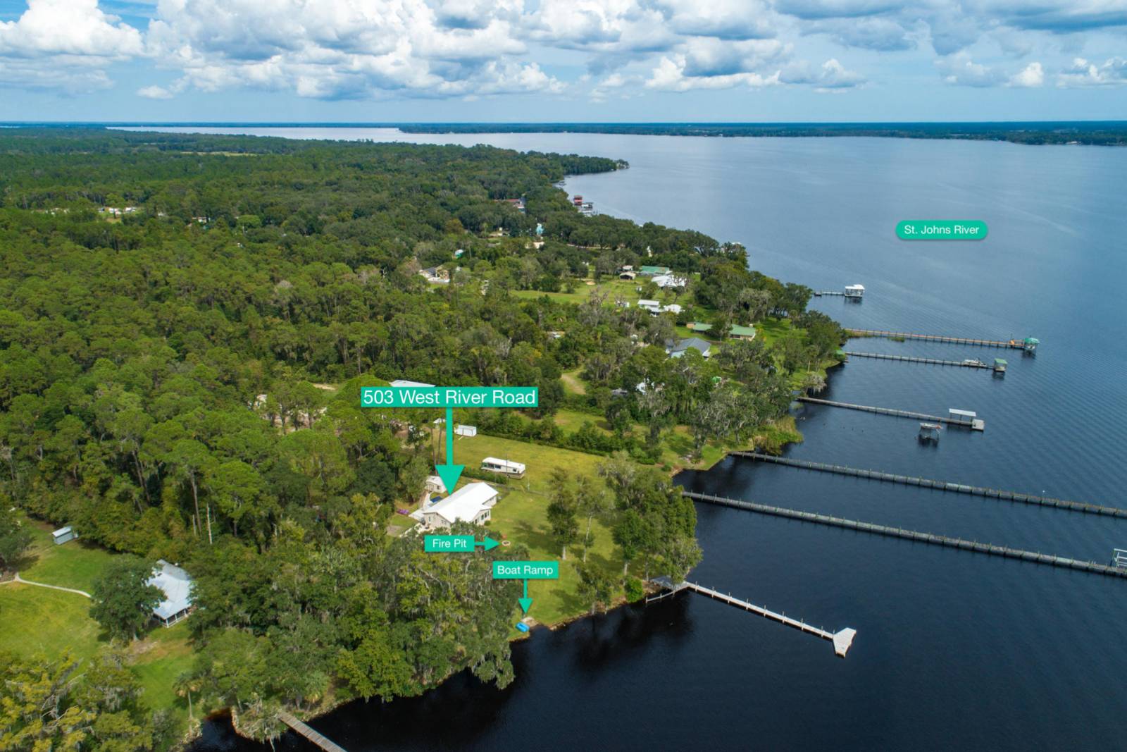 Palatka Vacation Rental RIVERFRONT!! Scenic views, Dock and Boat Ramp