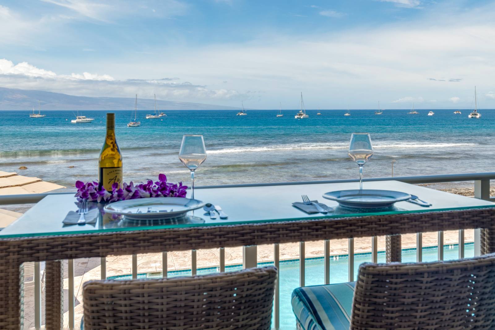 Lahaina Vacation Rental Lahaina Roads 206 Oceanfront Complete