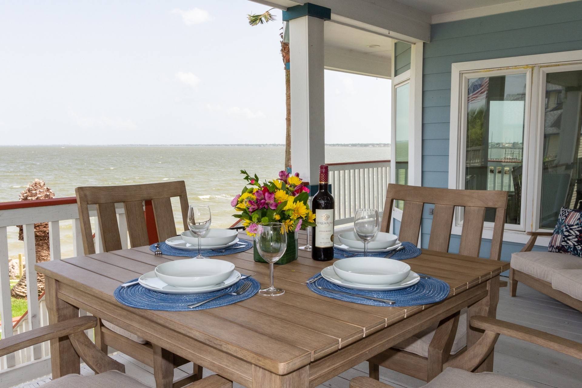 Seabrook Vacation Rental Bay Front Water Views & Fishing PierHuge