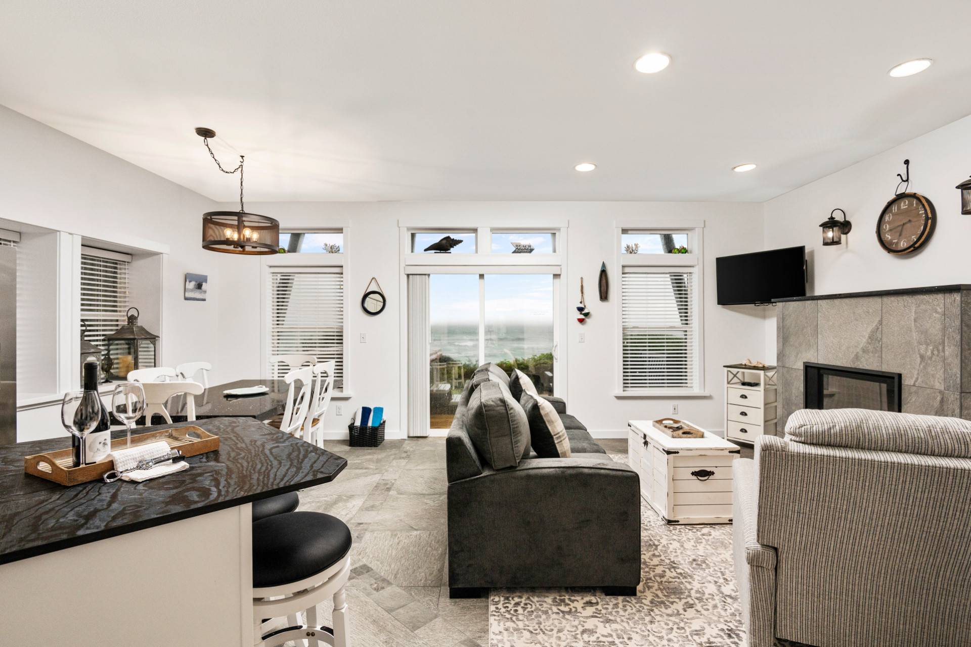 Depoe Bay Vacation Rental Expansive Ocean Views From Home and Hot Tub