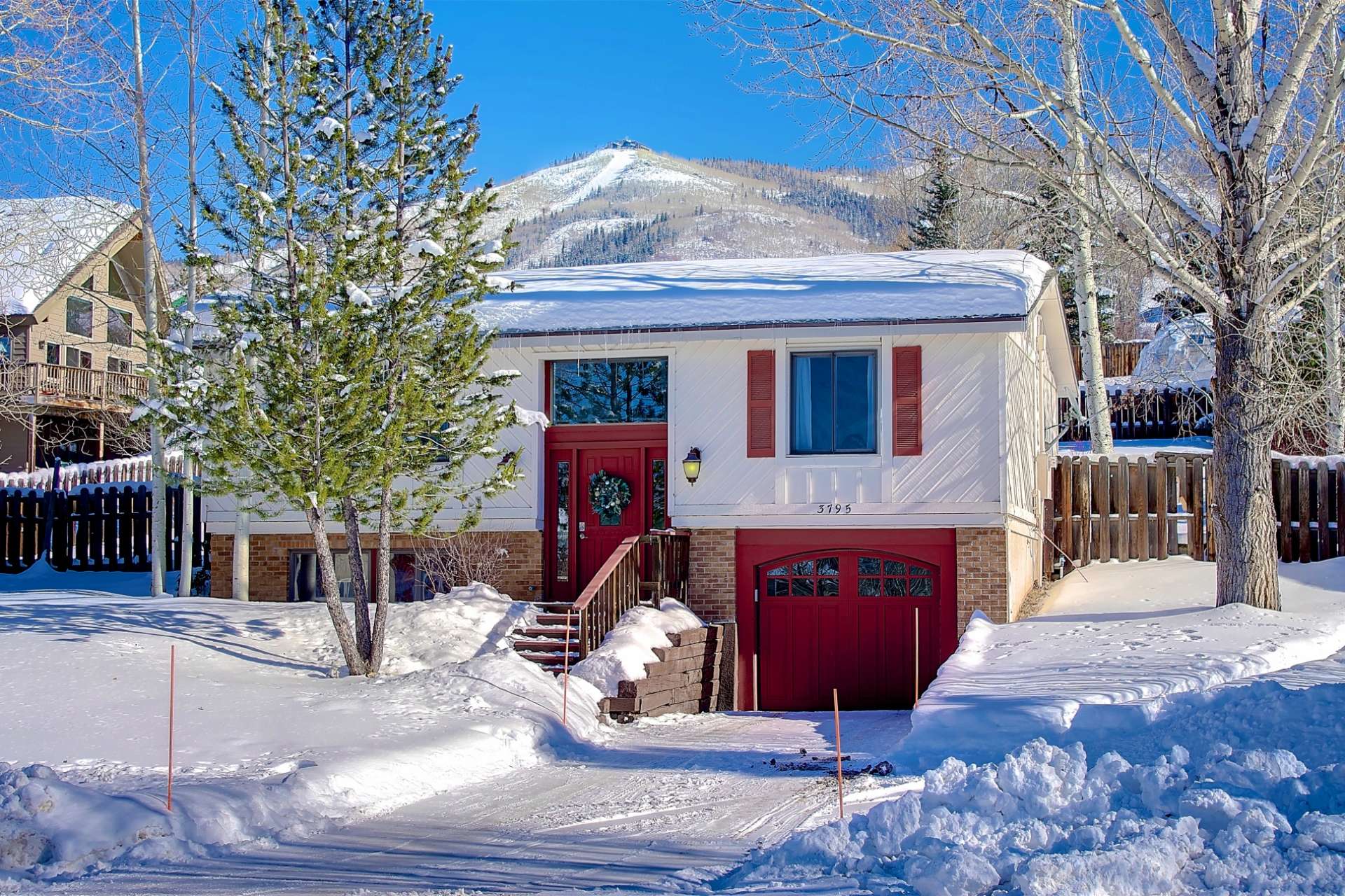 Steamboat Springs Vacation Rental Private Hot Tub w/Slope ViewsSteps to Free Ski/Town Bus