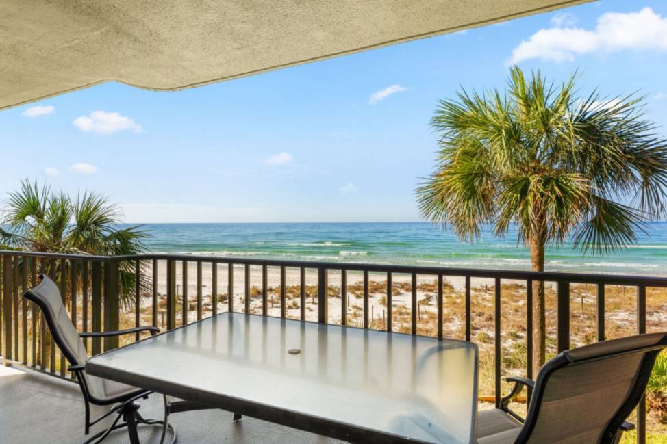 Panama City Beach Vacation Rental Second floor, end unit condo with a